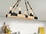 ΦΩΤΙΣΤΙΚΟ ΟΡΟΦΗΣ BRANDY MEGAPAP E27 ΞΥΛΟ/ΜΕΤΑΛΛΟ/ΣΧΟΙΝΙ ΕΞΑΦΩΤΟ ΧΡΩΜΑ ΦΥΣΙΚΟ - ΜΑΥΡΟ 70X40X80ΕΚ.