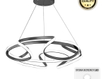 ΦΩΤΙΣΤΙΚΟ ΟΡΟΦΗΣ LED LECH MEGAPAP ΜΕΤΑΛΛΙΚΟ ΧΡΩΜΑ ΜΑΥΡΟ 53X53X73ΕΚ.