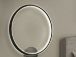 ΑΠΛΙΚΑ ΤΟΙΧΟΥ LED LUNA MEGAPAP ΜΕΤΑΛΛΙΚΗ ΧΡΩΜΑ ΜΑΥΡΟ 30X5X30ΕΚ.