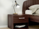 ΚΟΜΟΔΙΝΟ ΜΕΛΑΜΙΝΗΣ RENATO MEGAPAP ΧΡΩΜΑ WENGE 44X35X43ΕΚ.