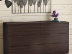 ΣΥΡΤΑΡΙΕΡΑ ΜΕΛΑΜΙΝΗΣ MAURO MEGAPAP ΧΡΩΜΑ WENGE 138X40X70ΕΚ.
