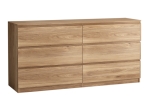ΣΥΡΤΑΡΙΕΡΑ ΜΕΛΑΜΙΝΗΣ MAURO MEGAPAP ΧΡΩΜΑ HONEY OAK 138X40X70ΕΚ.