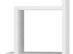 ΡΑΦΙΕΡΑ ΤΟΙΧΟΥ BOX MEGAPAP ΜΕΛΑΜΙΝΗΣ ΧΡΩΜΑ ΛΕΥΚΟ 30X22X30ΕΚ.