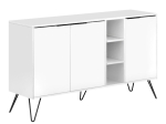 ΜΠΟΥΦΕΣ CLARA MEGAPAP ΧΡΩΜΑ ΛΕΥΚΟ 142X35,6X83ΕΚ.