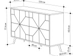 ΜΠΟΥΦΕΣ DUNE MEGAPAP ΧΡΩΜΑ ΑΝΟΙΧΤΟ ΚΑΡΥΔΙ 123X35X77,4ΕΚ.