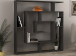 ΒΙΒΛΙΟΘΗΚΗ LABIRENT MEGAPAP ΧΡΩΜΑ ΑΝΘΡΑΚΙ 125X22X129ΕΚ.