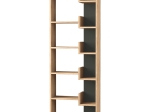 ΒΙΒΛΙΟΘΗΚΗ OPPA MEGAPAP ΧΡΩΜΑ ΦΥΣΙΚΟ ΟΞΙΑΣ/ΑΝΘΡΑΚΙ 60X22X162ΕΚ.
