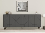 ΜΠΟΥΦΕΣ DUNE MEGAPAP ΧΡΩΜΑ ΑΝΘΡΑΚΙ 184X35X77,4ΕΚ.