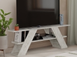 ΕΠΙΠΛΟ ΤΗΛΕΟΡΑΣΗΣ FARFALLA MEGAPAP ΧΡΩΜΑ ΛΕΥΚΟ ΑΝΤΙΚΕ 120X33,5X40ΕΚ.