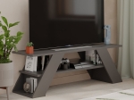 ΕΠΙΠΛΟ ΤΗΛΕΟΡΑΣΗΣ FARFALLA MEGAPAP ΧΡΩΜΑ ΑΝΘΡΑΚΙ 120X33,5X40ΕΚ.