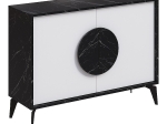 ΜΠΟΥΦΕΣ GORA MEGAPAP ΧΡΩΜΑ ΜΑΥΡΟ ΕΦΕ ΜΑΡΜΑΡΟΥ - ΛΕΥΚΟ 110X35,6X82ΕΚ.
