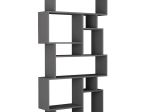 ΒΙΒΛΙΟΘΗΚΗ KARMATO MEGAPAP ΧΡΩΜΑ ΑΝΘΡΑΚΙ 96X25,5X168,5ΕΚ.