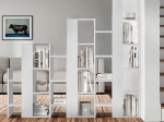 ΒΙΒΛΙΟΘΗΚΗ ΜΕΛΑΜΙΝΗΣ LIFT MEGAPAP ΧΡΩΜΑ ΛΕΥΚΟ 163,5X29X151ΕΚ.
