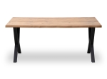 ΤΡΑΠΕΖΙ WALTER MEGAPAP MDF - ΜΕΤΑΛΛΙΚΟ ΧΡΩΜΑ ΑΚΑΚΙΑΣ 140X80X75ΕΚ.