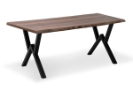 ΤΡΑΠΕΖΙ WALTER MEGAPAP MDF - ΜΕΤΑΛΛΙΚΟ ΧΡΩΜΑ ΚΑΡΥΔΙ 140X80X75ΕΚ.