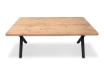 ΤΡΑΠΕΖΙ JEREMY MEGAPAP MDF - ΜΕΤΑΛΛΙΚΟ ΧΡΩΜΑ ΑΚΑΚΙΑΣ 140X80X75ΕΚ.