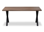 ΤΡΑΠΕΖΙ JEREMY MEGAPAP MDF - ΜΕΤΑΛΛΙΚΟ ΧΡΩΜΑ ΚΑΡΥΔΙ 140X80X75ΕΚ.