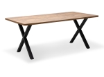 ΤΡΑΠΕΖΙ JEREMY MEGAPAP MDF - ΜΕΤΑΛΛΙΚΟ ΧΡΩΜΑ ΑΚΑΚΙΑΣ 160X80X75ΕΚ.