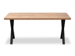 ΤΡΑΠΕΖΙ JEREMY MEGAPAP MDF - ΜΕΤΑΛΛΙΚΟ ΧΡΩΜΑ ΑΚΑΚΙΑΣ 160X80X75ΕΚ.
