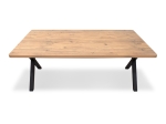 ΤΡΑΠΕΖΙ JEREMY MEGAPAP MDF - ΜΕΤΑΛΛΙΚΟ ΧΡΩΜΑ ΑΚΑΚΙΑΣ 160X80X75ΕΚ.