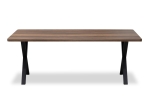 ΤΡΑΠΕΖΙ JEREMY MEGAPAP MDF - ΜΕΤΑΛΛΙΚΟ ΧΡΩΜΑ ΚΑΡΥΔΙ 200X100X75ΕΚ.