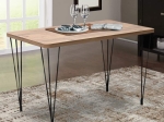ΤΡΑΠΕΖΙ ROGER MEGAPAP MDF - ΜΕΤΑΛΛΙΚΟ ΧΡΩΜΑ ΑΚΑΚΙΑΣ 120X70X75ΕΚ.
