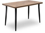 ΤΡΑΠΕΖΙ LEVICO MEGAPAP MDF - ΜΕΤΑΛΛΙΚΟ ΧΡΩΜΑ ΑΚΑΚΙΑΣ 120X70X75ΕΚ.