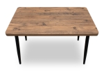 ΤΡΑΠΕΖΙ LEVICO MEGAPAP MDF - ΜΕΤΑΛΛΙΚΟ ΧΡΩΜΑ ΑΚΑΚΙΑΣ 120X70X75ΕΚ.