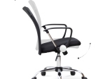 ΚΑΡΕΚΛΑ ΓΡΑΦΕΙΟΥ FRANCO MEGAPAP ΜΕ ΥΦΑΣΜΑ MESH ΧΡΩΜΑ ΜΑΥΡΟ 59X57X95/105ΕΚ.