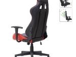 ΚΑΡΕΚΛΑ ΓΡΑΦΕΙΟΥ GAMING ALONSO MEGAPAP ΑΠΟ ΤΕΧΝΟΔΕΡΜΑ ΧΡΩΜΑ ΚΟΚΚΙΝΟ - ΜΑΥΡΟ 67X70X125/135 ΕΚ.