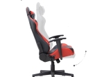 ΚΑΡΕΚΛΑ ΓΡΑΦΕΙΟΥ GAMING ALONSO MEGAPAP ΑΠΟ ΤΕΧΝΟΔΕΡΜΑ ΧΡΩΜΑ ΚΟΚΚΙΝΟ - ΜΑΥΡΟ 67X70X125/135 ΕΚ.
