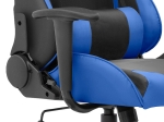 ΚΑΡΕΚΛΑ ΓΡΑΦΕΙΟΥ GAMING ALONSO MEGAPAP ΑΠΟ ΤΕΧΝΟΔΕΡΜΑ ΧΡΩΜΑ ΜΠΛΕ - ΜΑΥΡΟ 67X70X125/135 ΕΚ.