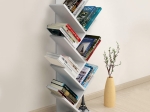 ΒΙΒΛΙΟΘΗΚΗ ΜΕΛΑΜΙΝΗΣ MILTON MEGAPAP ΧΡΩΜΑ ΛΕΥΚΟ 44X22X121ΕΚ.