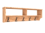 ΚΡΕΜΑΣΤΡΑ ΤΟΙΧΟΥ OTTILA MEGAPAP ΑΠΟ ΜΕΛΑΜΙΝΗ ΧΡΩΜΑ PINE OAK 120X22X37ΕΚ.