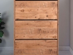 ΠΑΠΟΥΤΣΟΘΗΚΗ ΜΕΛΑΜΙΝΗΣ NAVE MEGAPAP 18 ΖΕΥΓΩΝ ΧΡΩΜΑ PINE OAK 73,6X24X110ΕΚ.