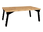 ΤΡΑΠΕΖΑΚΙ LAPTOP SIDON MEGAPAP ΑΠΟ ΜΕΛΑΜΙΝΗ ΧΡΩΜΑ PINE OAK 60X35,5X23,5ΕΚ.
