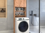 ΕΠΙΠΛΟ ΠΛΥΝΤΗΡΙΟΥ RAMSEY MEGAPAP ΑΠΟ ΜΕΛΑΜΙΝΗ ΧΡΩΜΑ PINE OAK 65X27X190,6ΕΚ.