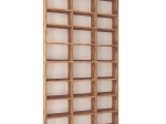 ΒΙΒΛΙΟΘΗΚΗ ΜΕΛΑΜΙΝΗΣ FYODOR MEGAPAP ΧΡΩΜΑ PINE OAK 102X16X178ΕΚ.