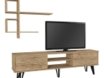 ΣΥΝΘΕΣΗ ΤΗΛΕΟΡΑΣΗΣ SALERNO MEGAPAP ΧΡΩΜΑ SAPPHIRE OAK 180X35X51ΕΚ.
