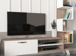 ΕΠΙΠΛΟ ΤΗΛΕΟΡΑΣΗΣ CEREN MEGAPAP ΧΡΩΜΑ ΛΕΥΚΟ - CORDOBA 149,5X31X131,6ΕΚ.