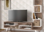 ΕΠΙΠΛΟ ΤΗΛΕΟΡΑΣΗΣ GRANADA MEGAPAP ΧΡΩΜΑ ΛΕΥΚΟ - CORDOBA 149,5X29,5X120ΕΚ.