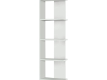 ΒΙΒΛΙΟΘΗΚΗ PERLA MEGAPAP ΧΡΩΜΑ ΛΕΥΚΟ 48X22X170ΕΚ.