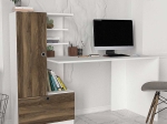 ΓΡΑΦΕΙΟ ΕΡΓΑΣΙΑΣ DOMINGO MEGAPAP ΧΡΩΜΑ ΛΕΥΚΟ - ΚΑΡΥΔΙ 149,5X60X120ΕΚ.
