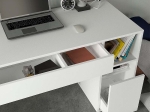 ΓΡΑΦΕΙΟ ΕΡΓΑΣΙΑΣ PONTUS MEGAPAP ΧΡΩΜΑ ΛΕΥΚΟ 145X60X74,4ΕΚ.