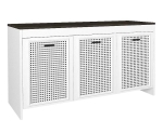 ΜΠΟΥΦΕΣ ΜΕΛΑΜΙΝΗΣ GALATEA MEGAPAP ΧΡΩΜΑ ΛΕΥΚΟ - ΜΑΥΡΟ REBAB 120X45X75ΕΚ.