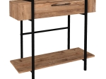 ΚΟΝΣΟΛΑ ΜΕΛΑΜΙΝΗΣ LISBON MEGAPAP ΧΡΩΜΑ ANTLANTIC PINE 90X29,6X82ΕΚ.