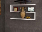 ΡΑΦΙΕΡΑ ΤΟΙΧΟΥ JENIKA MEGAPAP 2 ΤΕΜΑΧΙΩΝ ΧΡΩΜΑ ΛΕΥΚΟ 60X14,5X18ΕΚ.