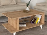 ΤΡΑΠΕΖΑΚΙ ΣΑΛΟΝΙΟΥ TITUS MEGAPAP ΧΡΩΜΑ SAPPHIRE OAK 100X60X45ΕΚ.