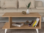ΤΡΑΠΕΖΑΚΙ ΣΑΛΟΝΙΟΥ TITUS MEGAPAP ΧΡΩΜΑ SAPPHIRE OAK 100X60X45ΕΚ.