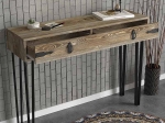 ΚΟΝΣΟΛΑ ΜΕΛΑΜΙΝΗΣ OSLO MEGAPAP ΧΡΩΜΑ VINTAGE PATIK 120X35X90ΕΚ.